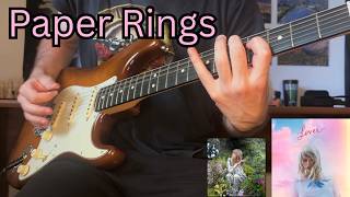 Taylor Swift - Paper Rings | Electric Guitar Cover