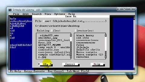 Truco En el CMD (usa el Editor de Texto)