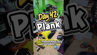 Day 42 latihan plank #plank #workout #workoutroutine #workoutchalleng