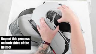 How to change shields on the FL-4 Helmets