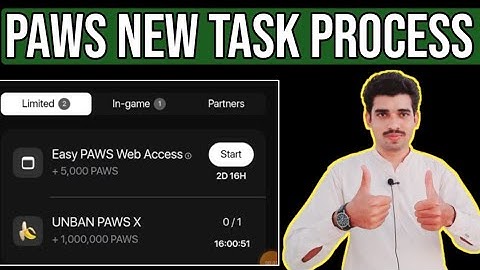 Easy paws web access and unban paws x two new tasks how to complete full process