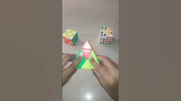 How to solve pyramid cube this case #rubik cube #shorts #viralvideo
