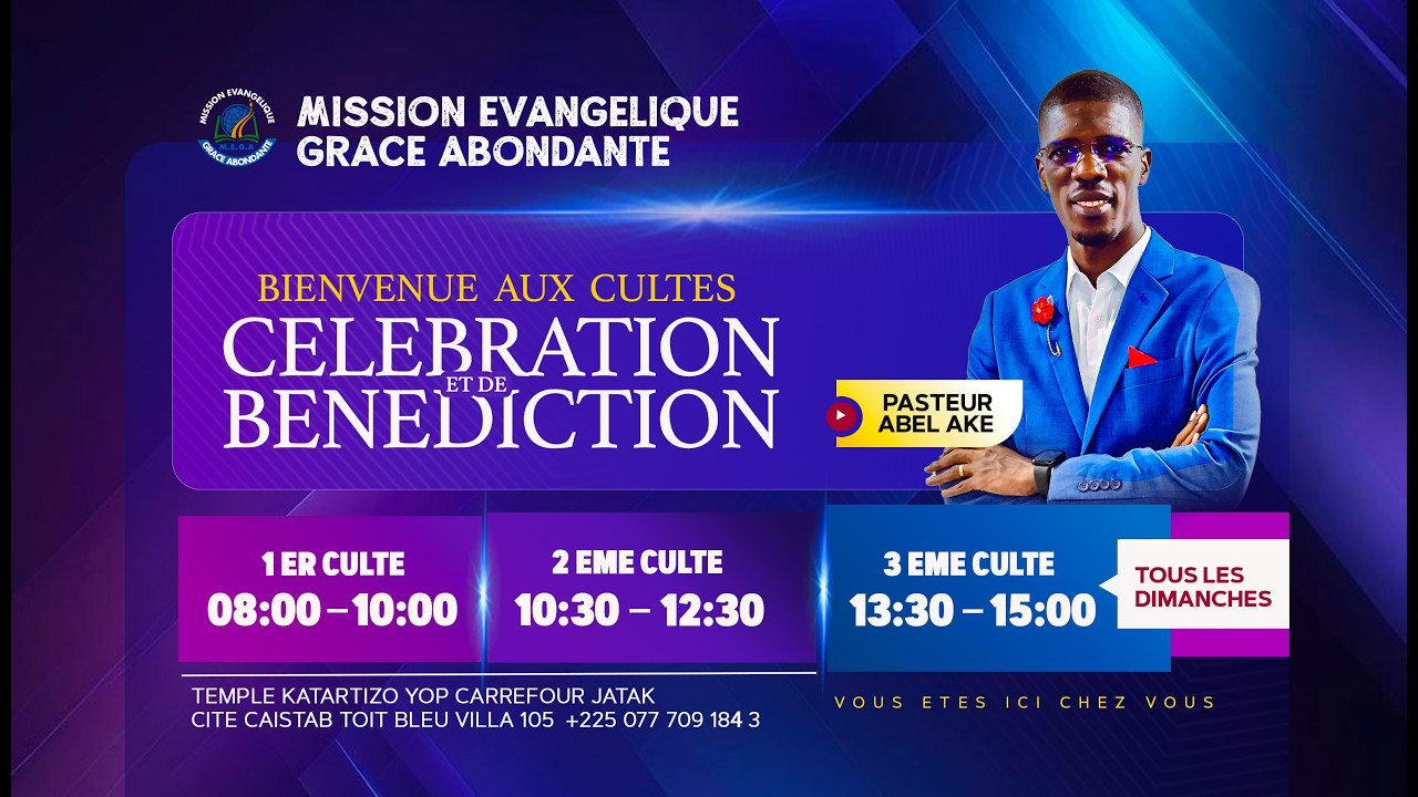 𝑪𝑼𝑳𝑻𝑬 𝑫𝑬 𝑪𝑬𝑳𝑬𝑩𝑹𝑨𝑻𝑰𝑶𝑵 𝑬𝑻 𝑫𝑬 𝑩𝑬𝑵𝑬𝑫𝑰𝑪𝑻𝑰𝑶𝑵