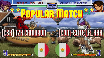 FT10 @kf2k2pls: [CSK] TZK CAMARON (MX) vs [CDM-ELITE].K_XXX (MX) [KOF 2002 Plus Fightcade] May 18