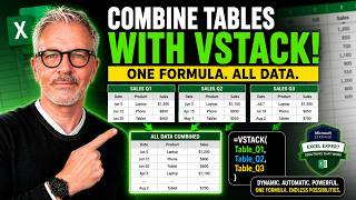 VSTACK Tutorial: Combine Ranges Like a Pro