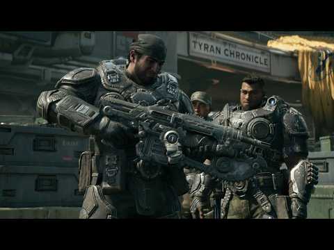 Gears of War: E-Day - The Birth of The Lancer (Xbox Gameplay)
