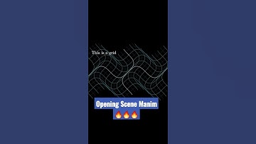 Manim Opening Scene🔥🔥