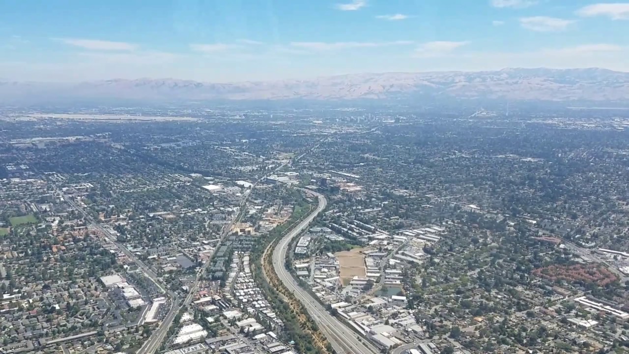 Landing at Moffett Field