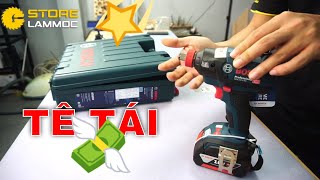 Máy bắn bù lon 2 trong 1 BOSCH chưa bị làm giả GDX18V-EC