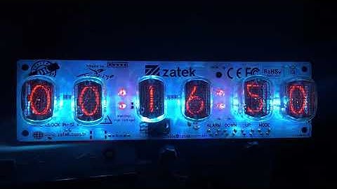 Nixie Tube clock in-12 RGB EFEKT