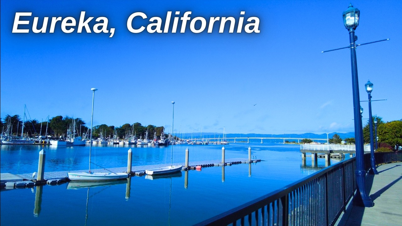 Exploring Eureka, California | Walk Through Historic Old Town to Peaceful Waterfront | Wall Murals