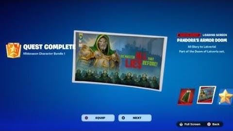 Fortnite Loading Screen:  PANDORA