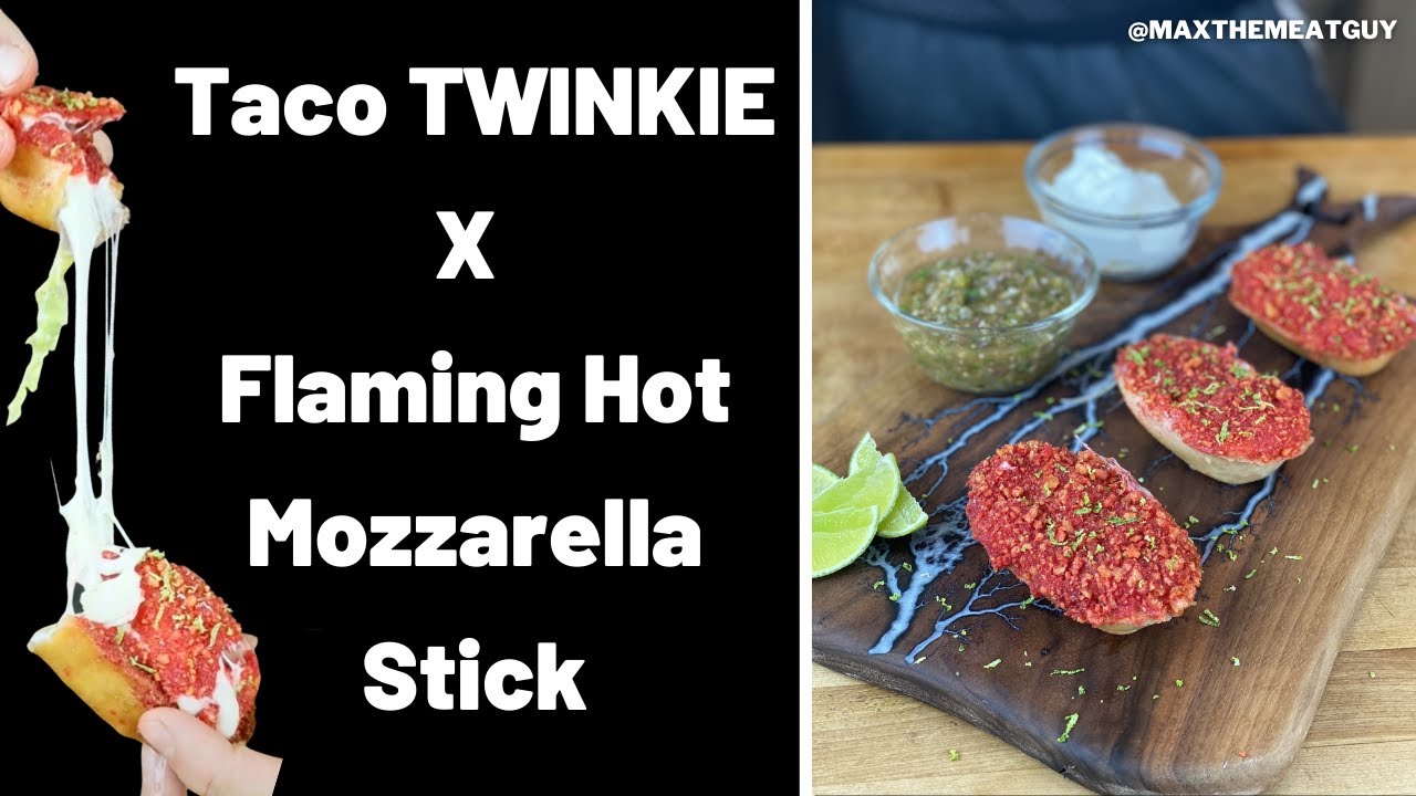 Taco TWINKIE x Flaming Hot Mozzarella Stick #shorts 