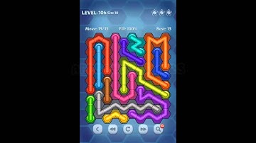 Pipe Lines: Hexa - Size 10 Mania Level 101-110 Solution