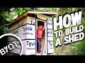 BUILDING A LEAN TO SHED // START TO FINISH (Part 2 of 3)