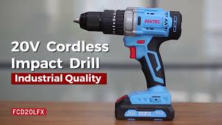 FIXTEC 20V Cordless Impact Drill