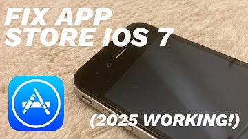 How to Fix iOS 7 App Store in 2025