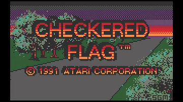 Checkered Flag - Atari Lynx