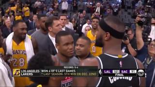 DeMarcus Cousins On his Scuffle With Julius Randle ¦ Nov 10, 2016 ¦ 2016 17 NBA Season
