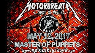 MOTORBREATH - Master Of Puppets Cover GAS MONKEY 5-12-17 HD