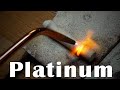 Making a Platinum Wedding Ring from Scratch Using Waste Platinum