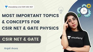Most Important Topics and Concepts For CSIR NET and GATE Physics Exams | Anjali Arora