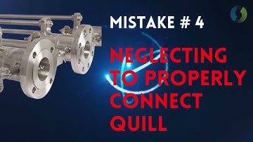 5 common mistakes that happen during the installation of injection quills