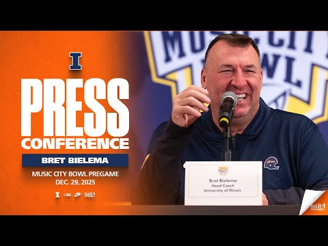 Illinois Football | Bret Bielema Music City Bowl Press Conference 12/29/25