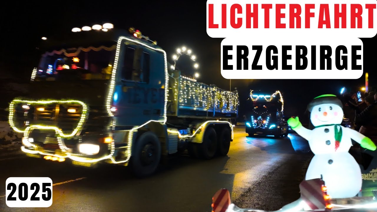 Lichterfahrt im Erzgebirge 2025