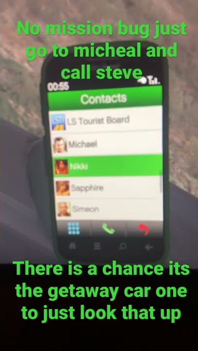 No mission bug gta 5 story mode