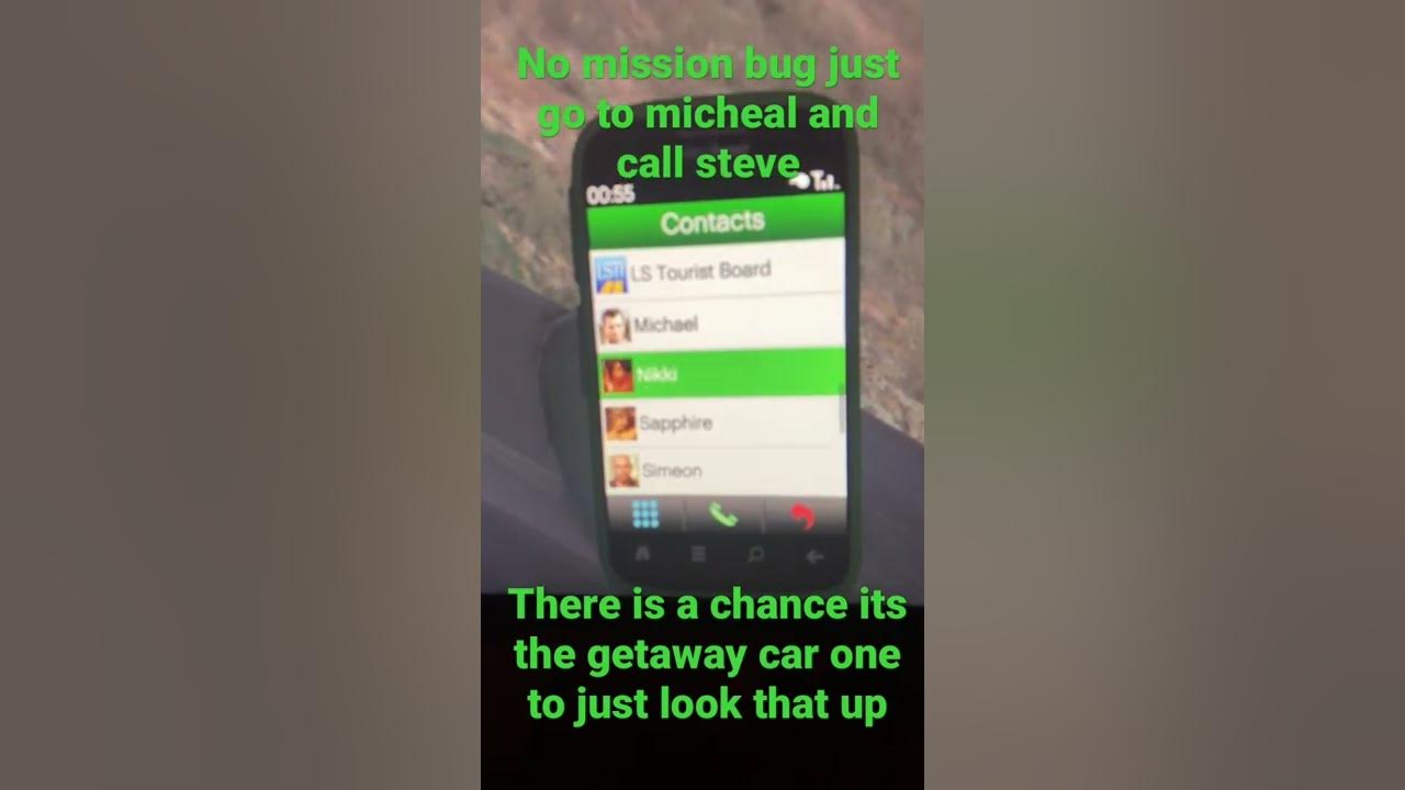 No mission bug gta 5 story mode