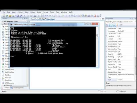 Visual Basic.net Sinhala Tutorial 01 - Working with Windows forms
