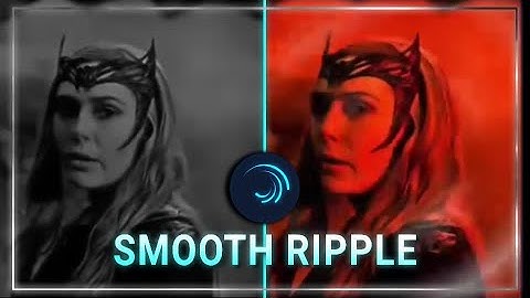 Smooth Ripple Effect | Alight Motion Tutorial