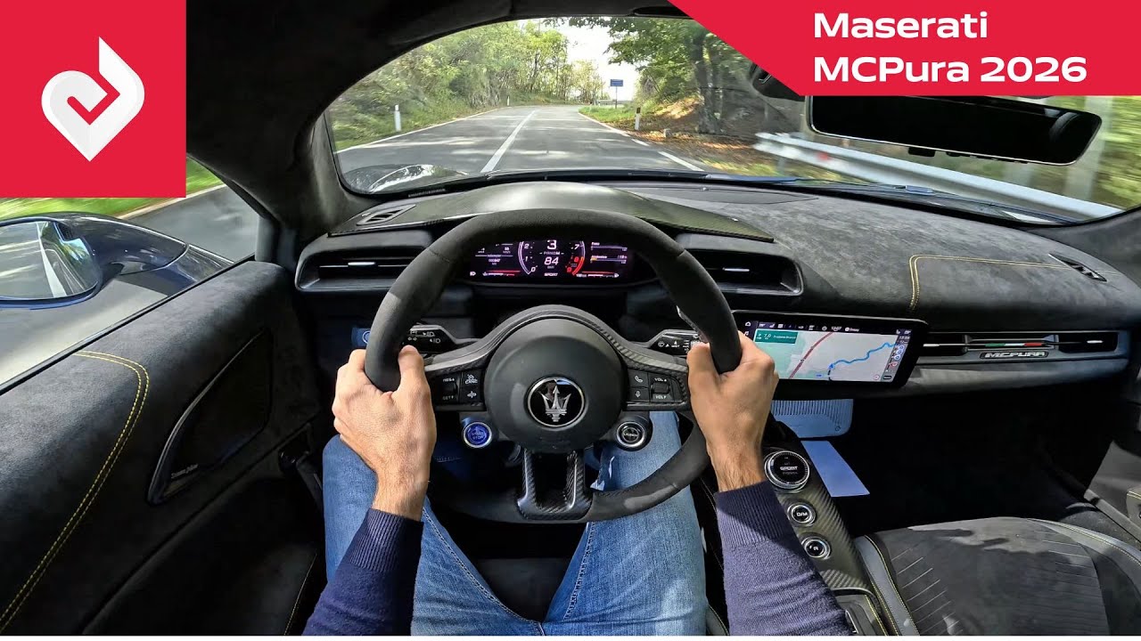 POV Maserati MCPura | Driving, Sound, GT, Sport