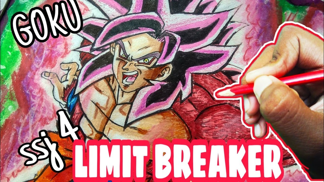 Drawing Goku Ssj 4 Limit Breaker 
