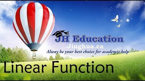 Linear Function Tutorial 15 Application of Linear Function Grade 10 Math