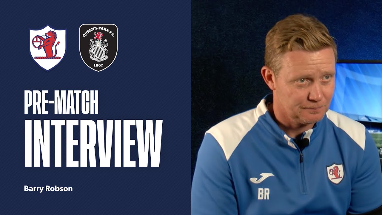 INTERVIEW | Barry Robson Pre-Queen's Park | 01/08/25