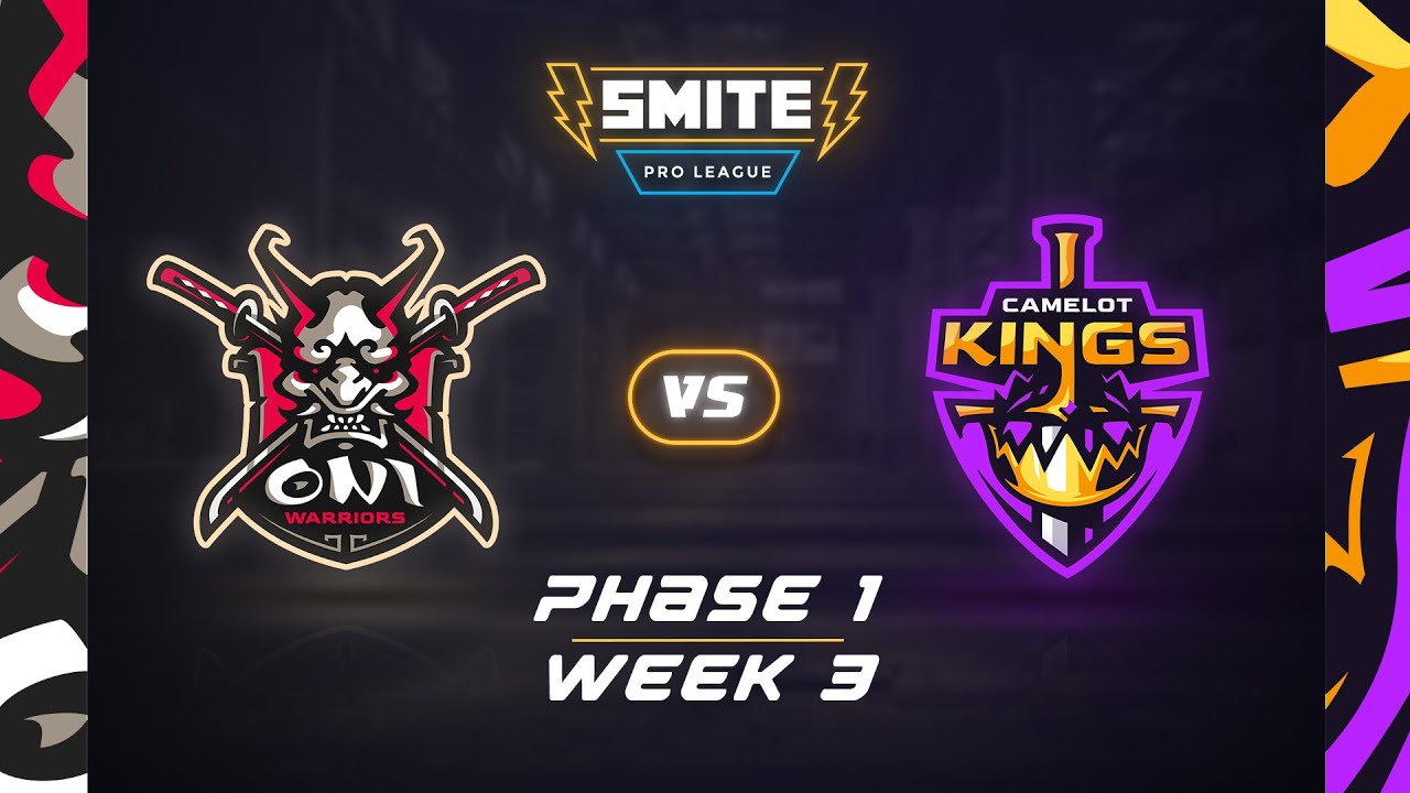 SMITE Pro League Phase 1 Week 3: Oni Warriors vs Camelot Kings - YouTube