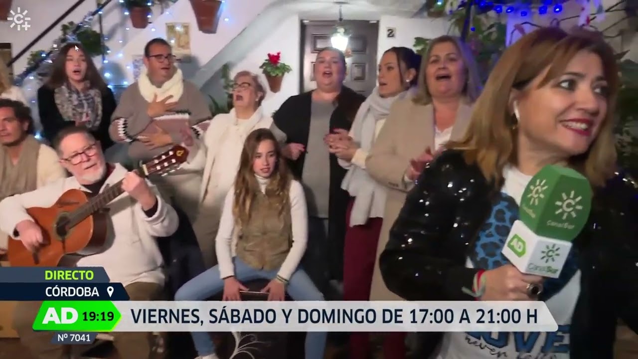En Navidad abriendo los patios de Córdoba para Andalucía directo..
