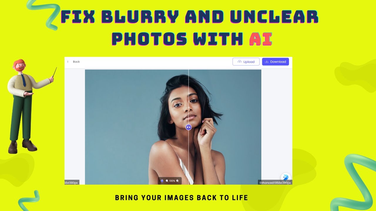 How to Fix Blurry Images with Artificial Intelligence(AI) Easy Steps