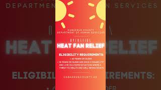 Cabarrus This Week Shorts  ||  Operation Heat Fan Relief