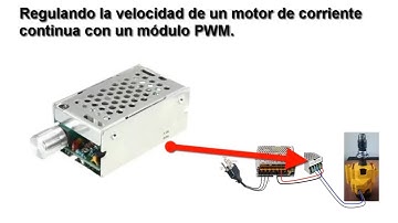 Regulando la velocidad de un motor de corriente continua con un módulo PWM