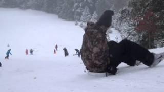 Seattle Snowmageddon 2012 Sledding Compilation - Jackson Park Golf Course - January 18, 2012 (HD)