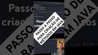 🎥 Passo a Passo para Criar Métodos em Java!🚀