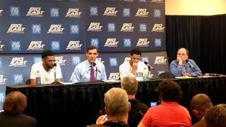 Villanova Jay Wright Post Game vs Marquette (Big East 2nd RD) 3/12/15