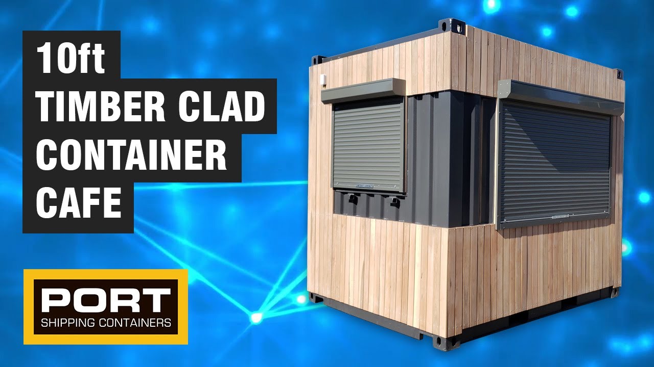 10ft Container Cafe built for Toyota - Port Shipping Containers