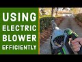 How to use EGO POWER+ 650 CFM Blower Efficiently | Electric Lawn Service