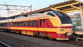 E653系1000番台K70編成が牛久駅を通過するシーン