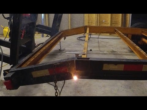 Adding a dovetail to an Equipment Trailer