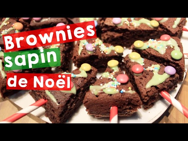 Brownies sapin de Noël, la recette pour les enfants - Kiss My Chef